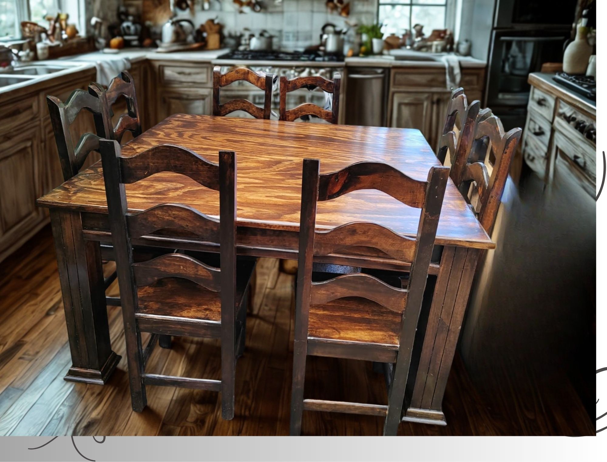 comedor de 6 personas celosía